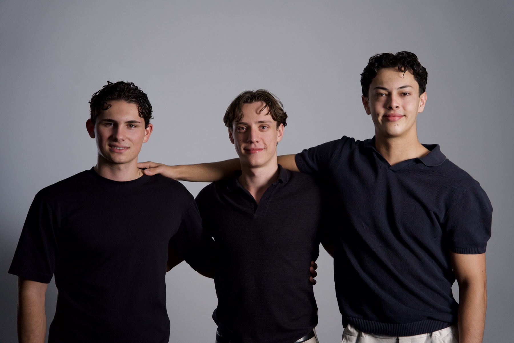 Das Academy-Team, von links: Silas Bucher, Marius Zurkirchen und Simon Kurt